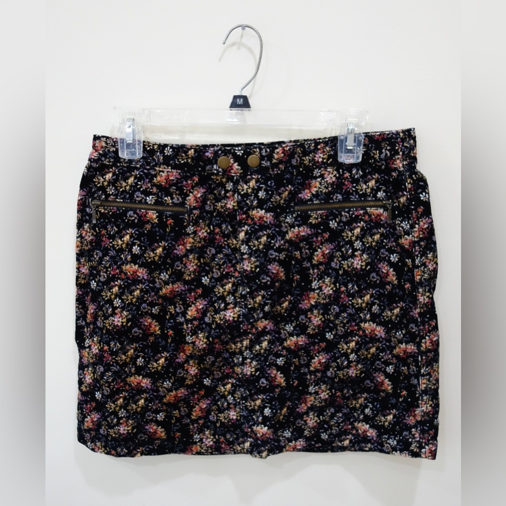 Mossimo Corduroy Floral Skirt - US 8